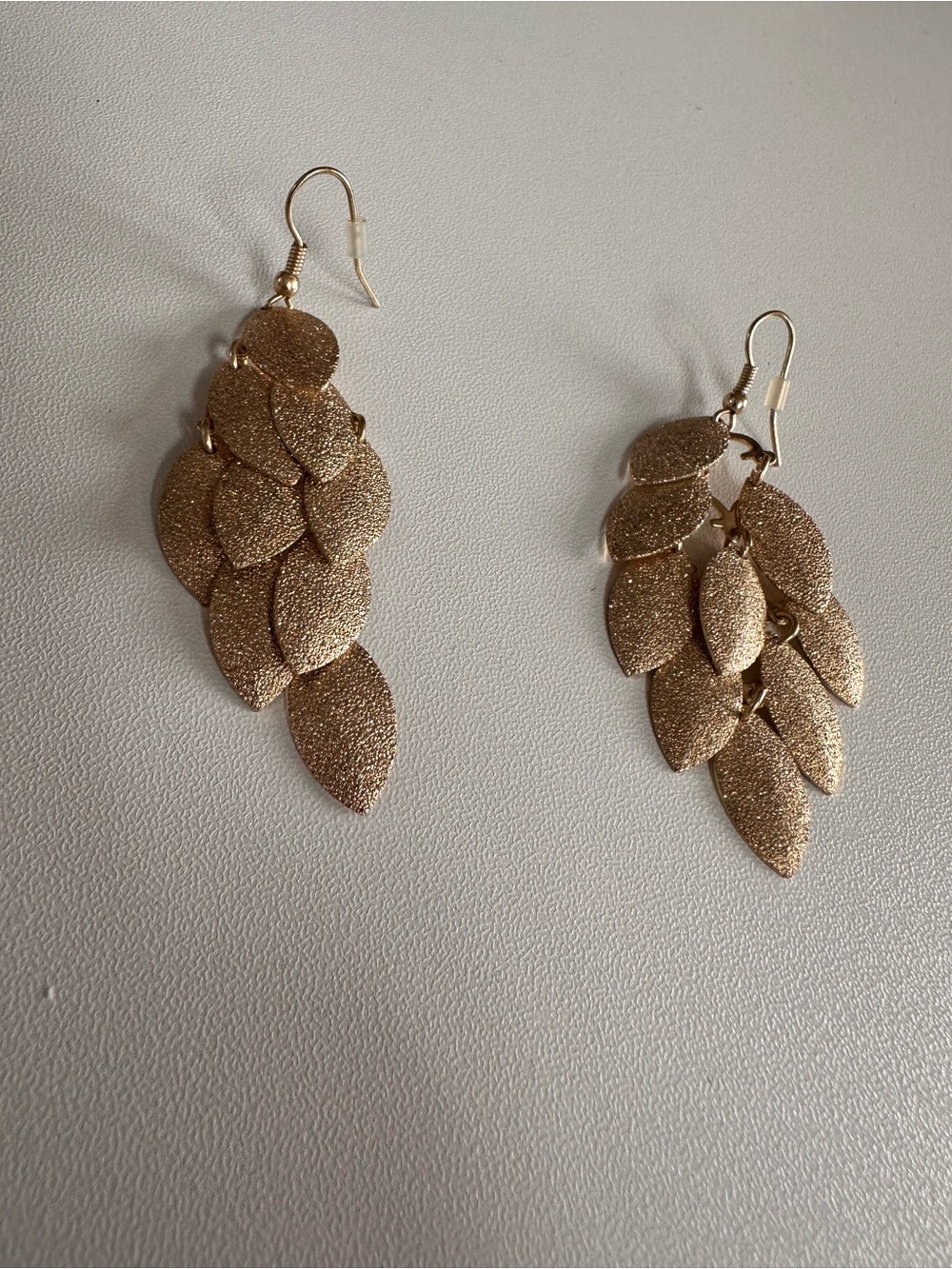 Gold Leaf Drop Earrings - Women Jewelry